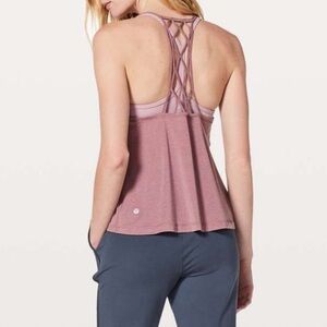 Lululemon Athletica Dusty Rose Love Knot Tank